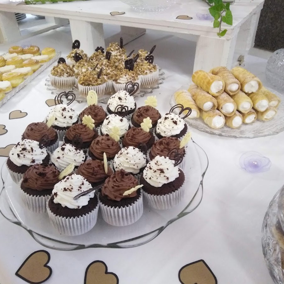 Muffiny se dvěma druhy šlehačky, Kremrole, Dýňové muffiny