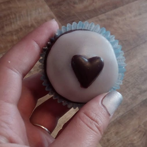 Perníkové muffiny s citronovou polevou
