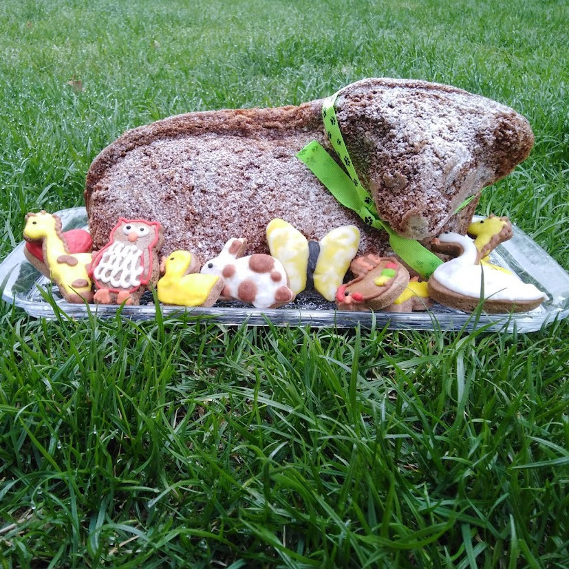 Velikonoční beránek s perníčky