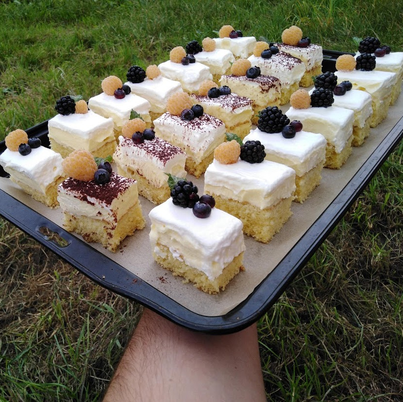 Lázeňské řezy s ovocem